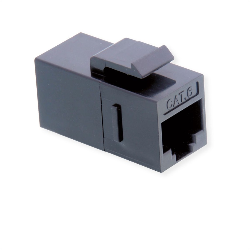 [21.17.3106] Koppel modulaire Keystone RJ-45 ROLINE, Cat.6 (Klasse E), UTP, zwart