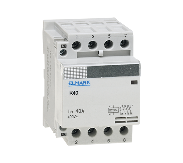 CONTACTEUR MODULAIRE K40 40A 230 2NO+2NC