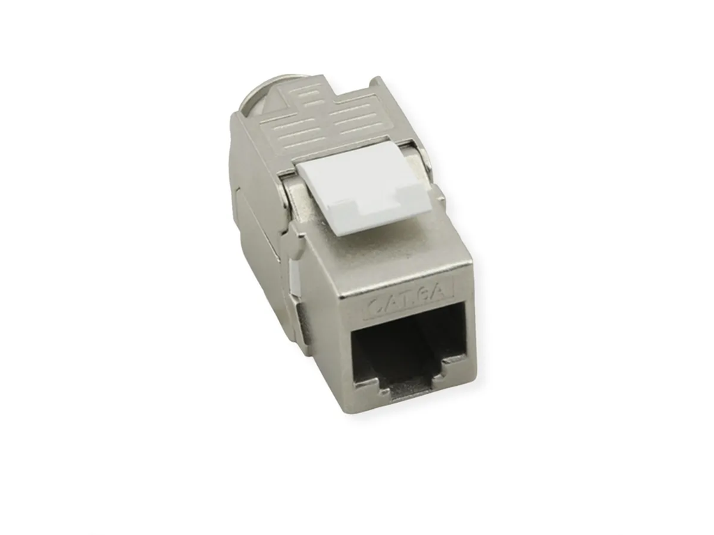 [26.11.0391] 21.99.1807 ROLINE Keystone Jack, Cat.8 (Class I), RJ-45, STP, sans outil