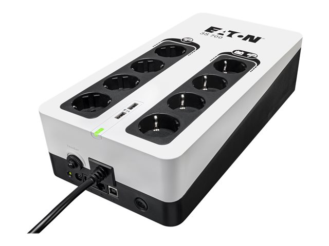 [3S700D] Onduleur Eaton 3S 700 AC 220-240 V 420 Watt 700 VA monofasé Sorteeraansluitingen USB: 8 prijzen DE/NL