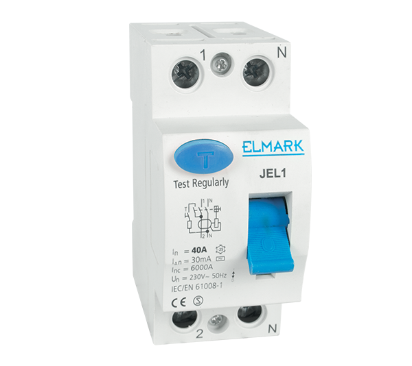 DISPOSITIF DE COURANT RÉSIDUEL JEL1 2P 40A/30MA