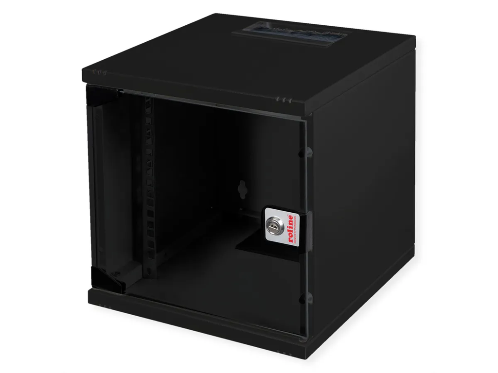 [26.21.0193] ROLINE 10" Coffret muurschildering ROLINE 10 pouces 6 HE, 312x300 LxP zwart