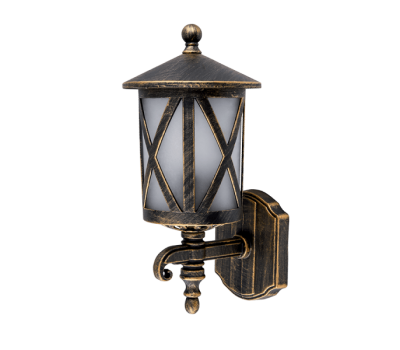 [96101WUAB] ELMARK 96101WU/AB - LANTERNE ERIK 101 VERS LE HAUT 1XE27 LAITON ANTIQUE