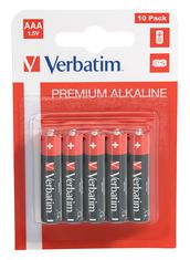 [AAA-8] Verbatim Piles alkalinebatterijen AAA, 1,5V, (verpakking van 8 stuks)