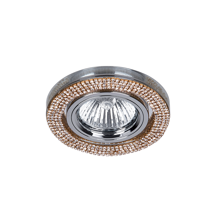 [CR-776R/GD] CR-776R/GD PROJECTEUR ROND MR16 CRISTAL DORÉ