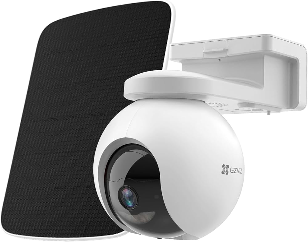 [CS-HB8-KIT] Panoramische Wi-Fi-camera en kantelbare voeding voor de batterij Ezviz HB8-KIT met zonnepaneel 6,18 W