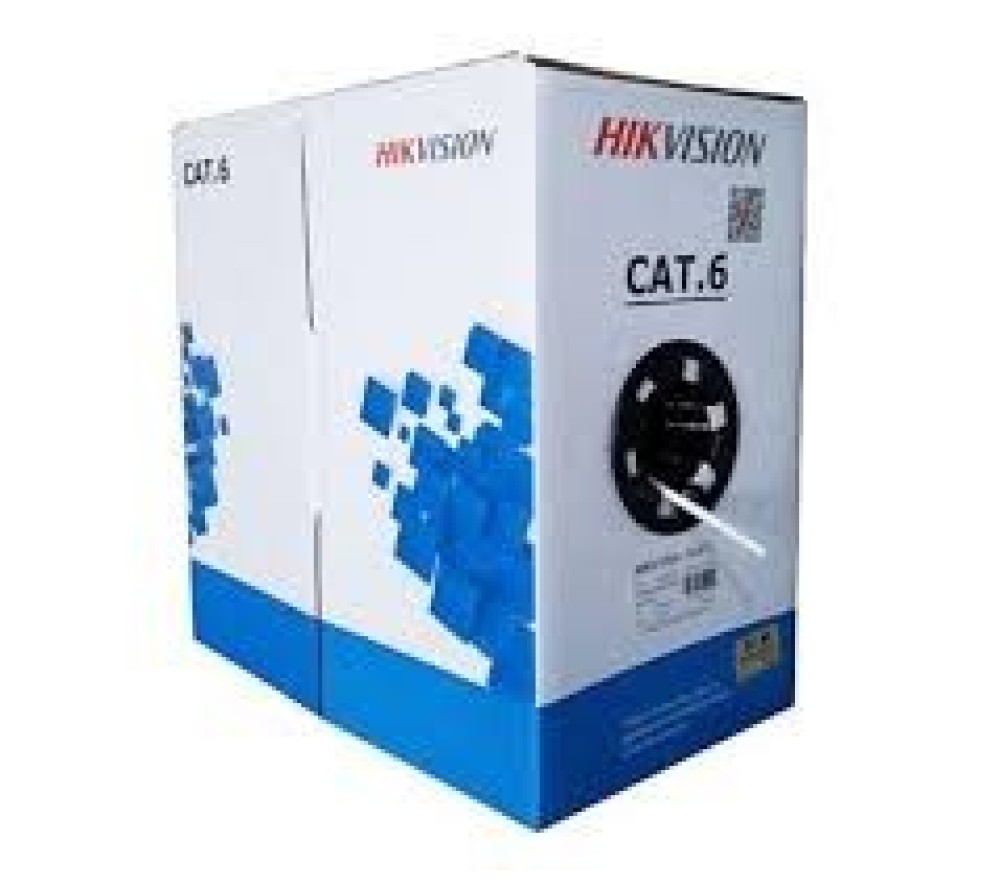 [DS-1LN6-UE-W] Câble réseau UTP CAT6 Hikvision DS-1LN6-UE-W 305 m (cuivre massif, 0,53 mm, CM)