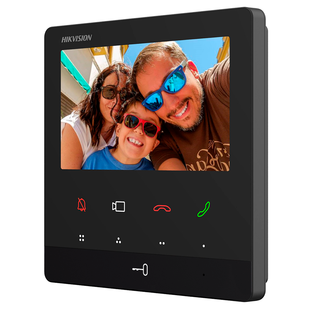 Video-ingang HIKVISION DS-KH6110-WE1 is tactiel voor 4,3" TCP/IP POE, WiFi, SIP