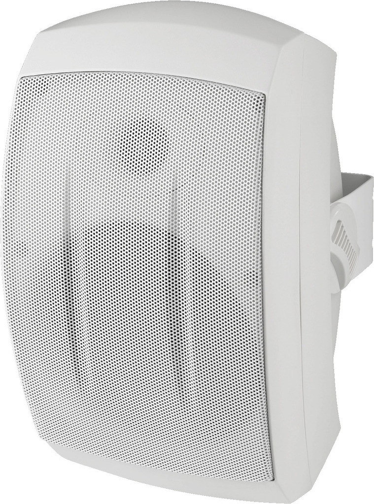 [ESP-232/WS] Système d'enceintes murales 2 voies Monacor ESP-232/WS, blanc, résistant aux intempéries, 30/20/10/5 W (100 V)