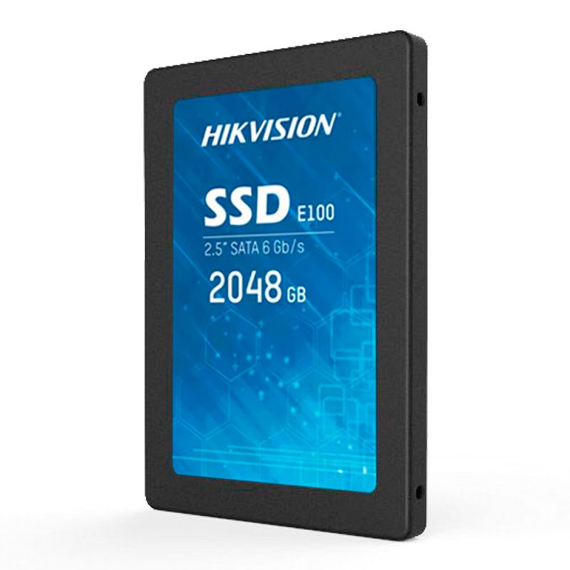 [HS-SSD-E100-2048G] Hikvision HS-SSD-E100-2048G Disque dur SSD 2 To, interface SATA IIII - Snelheidsweergave slechts 430 Mo/s - Lange levensduur - Ideaal voor videobewaking