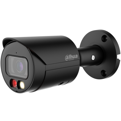 [IPC-HFW2849S-S-IL(2.8-Bk)] DAHUA DH-IPC-HFW2849S-S-IL Caméra réseau Bullet Couleur  Noir Caméra réseau WizSense  8 MP, double éclairage intelligent, focale fixe 2,8 mm