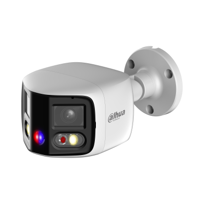 [IPC-PFW3849SP-A180-E2-AS-PV-Wh] Dahua IPC-PFW3849S-A180-AS-PV 2x4MP Cameraweergave WizSense Bullet 2,8 mm met vast brandpunt TiOC Duo Splicing 2x4MP