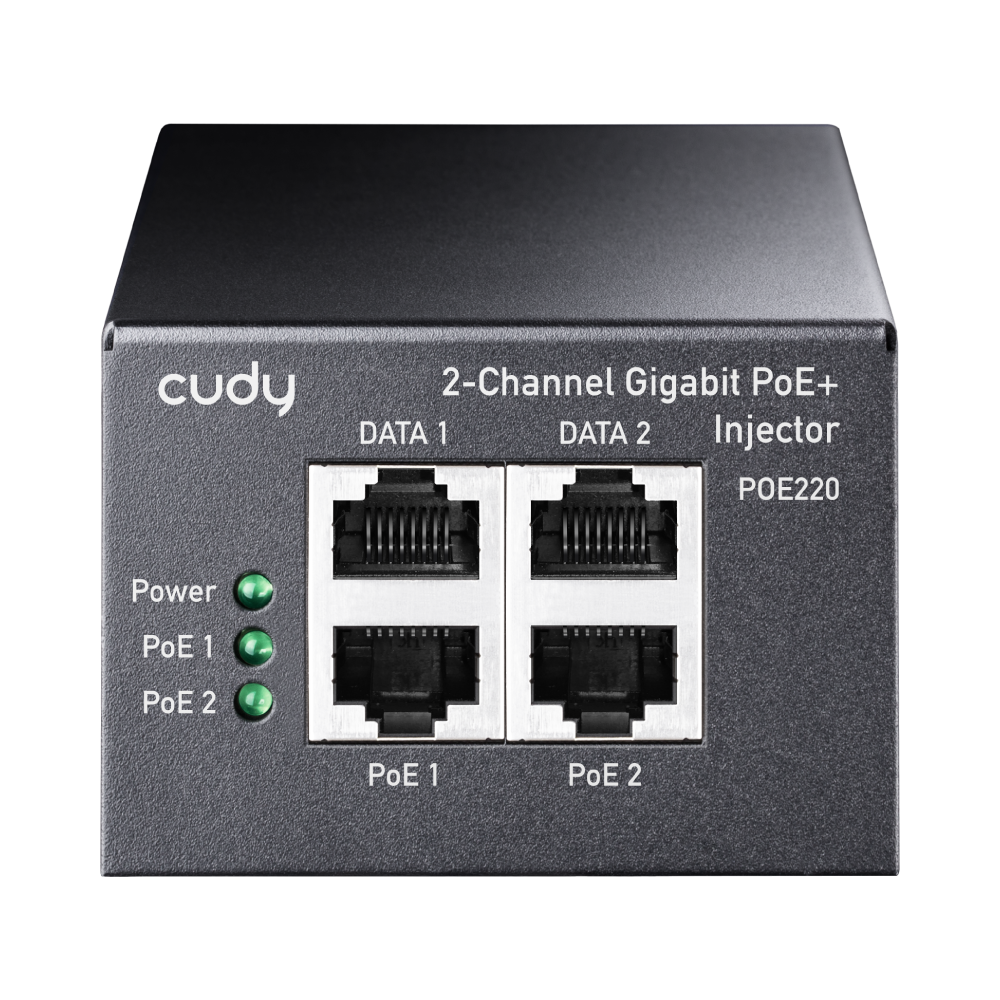[POE220] Cudy POE220 Injecteur PoE+/PoE Gigabit 2 kanalen 30 W