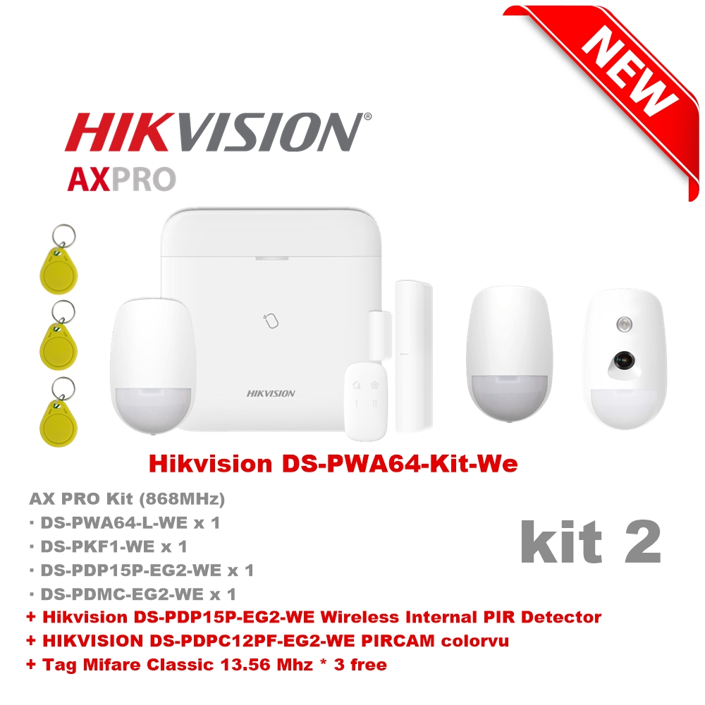Alarmkit zonder Hikvision DS-PWA64-Kit-WE 2