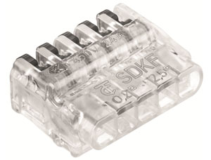[SDKF5] SDKF5 (5X) Pack 50- Connector à levier (0,5 2,5 mm2)